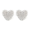 Rack Plating Brass & ABS Plastic Imitation Pearl Stud Earrings EJEW-N055-03A-P-RS-1