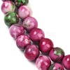 Synthetic Fossil Beads Strands G-L028-8mm-01-5
