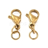 304 Stainless Steel Lobster Claw Clasps STAS-K313-01A-G-1