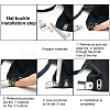 30 Sets Stainless Steel Peaked Cap Adjuster Kits FIND-BC0004-67P-5