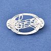 Musical Note Lapel Pin Backs JEWB-K035-02A-S-1