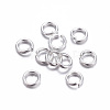 304 Stainless Steel Jump Rings X-STAS-E464-09J-S-1