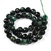 Natural Fuchsite Beads Strands G-T140-20C-3