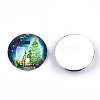 Glass Cabochons GGLA-S036-18A-4