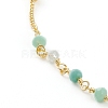 Faceted Glass Beaded Necklaces NJEW-JN03278-04-2