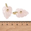 Natural Rose Quartz Pendants GG-CBA105B-01M-G-3