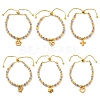 Brass Slider Bracelets BJEW-C090-02G-A-4