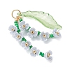 Glass Seed Beaded Pendants PALLOY-MZ01249-02-3