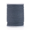 Round Waxed Polyester Cord X-YC-G006-01-1.0mm-17-1