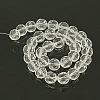 Faceted Glass Round Beads Strands X-GF10mmC01Y-2