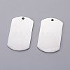 Tarnish Resistant 201 Stainless Steel Big Pendants STAS-I116-08P-1