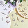 22Pcs Mixed Shape Alloy Pendant & Charm Connector JX223A-4