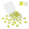 60Pcs Transparent Glass Cabochons GLAA-YW0003-65-02-1
