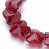Transparent Glass Beads GLAA-Q066-14mm-B14-3