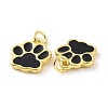 Rack Plating Brass Enamel Charms KK-C008-17G-4