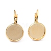 304 Stainless Steel Leverback Earring Settings X-STAS-F191-03G-10mm-2