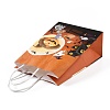 Halloween Theme Kraft Paper Gift Bags CARB-A006-01E-4