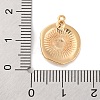 Brass Pendants With Clear Cubic Zirconia KK-S403-05G-3