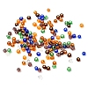 7 Colors Glass Round Seed Beads SEED-YW0001-24B-02-5