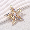 Alloy Rhinestone Brooch for Backpack Clothes PW-WG406B2-01-2