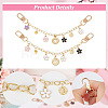 Alloy Enamel Pendant Decorative Purse Chains AJEW-AB00108-3