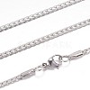 304 Stainless Steel Curb Chain Necklaces STAS-G083-57P-1