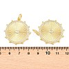 Brass Micro Pave Cubic Zirconia Pendants X-KK-C162-062G-02-3