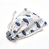 Polycotton(Polyester Cotton) Packing Pouches Drawstring Bags ABAG-S003-02D-3