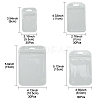 30Pcs Transparent Plastic Resealable Packaging Bags OPP-FS0001-06D-4