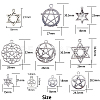 Tibetan Style Alloy Pendants TIBEP-SC0001-28AS-2
