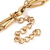 304 Stainless Steel Multi-Strand Chain Bracelets BJEW-G711-03D-G-3