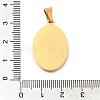 304 Stainless Steel Pendants STAS-K394-04G-05-3