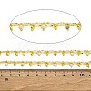 Handmade Faceted Natural Howlite Beaded Chains CHC-L050-01G-01-2