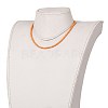 Round Glass Seed Beaded Necklaces NJEW-JN03207-7