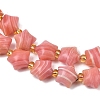 Synthetic Rhodochrosite Beads Strands G-Z080-A13-10mm-4