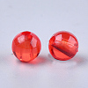 Transparent Plastic Beads X-KY-T005-6mm-631-2