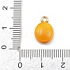 Pineapple Bun Alloy Enamel Charms ENAM-P264-01A-G-4