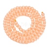 Glass Imitation Cat Eye Beads Strands GLAA-N075-01A-10-2