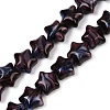 Handmade Millefiori Glass Beads Strands LAMP-H067-01K-1