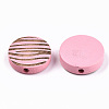 Painted Natural Wood Beads WOOD-T021-50A-05-2