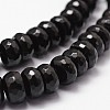 Natural Black Onyx Beads Strands G-P161-23-6x4mm-3