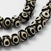 Tibetan Style 3-Eye dZi Beads Strands TDZI-G010-I03-3