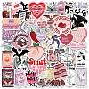 52Pcs Paper Self-Adhesive Picture Stickers AJEW-S086-09-1