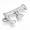 304 Stainless Steel Pendants STAS-N117-01P-F-2