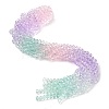 Transparent Painted Glass Beads Strands LS-DGLA-A034-T8mm-A23-1