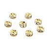 316 Surgical Stainless Steel Rhinestone Spacer Beads X-STAS-L285-001G-02-1-1