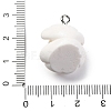 Opaque Resin Pendants LS-RESI-P043-01P-07-3