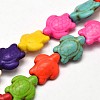 Dyed Synthetic Turquoise Beads Strands LS-G-M152-01-B-1