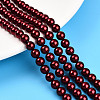Baking Paint Pearlized Glass Pearl Bead Strands HY-N002-6mm-A13-1
