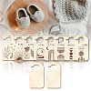 Wood Baby Closet Size Dividers AJEW-WH0352-001-3